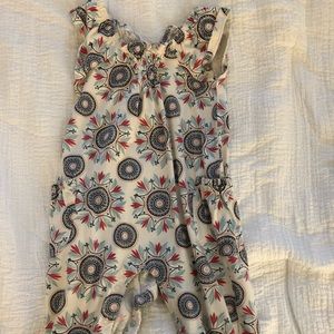 Tea Collection romper, 6-12mo. like NEW!